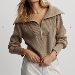 VARLEY Mentone Half-Zip Knit Pullover, size Small